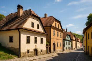 Ulica baníckych domov v Kremnici