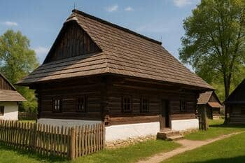 Tradičný dom v Múzeu slovenskej dediny v Martine