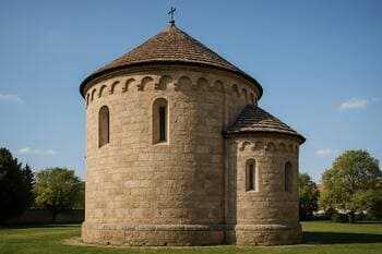 Rotunda v Rimavskej Sobote s úzkymi oknami