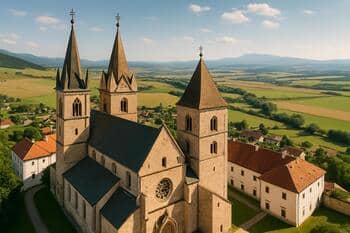 Veže v Spišskej Kapitule nad krajinou